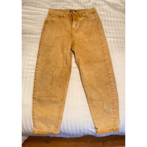 Yellow-Orange Mom Jeans